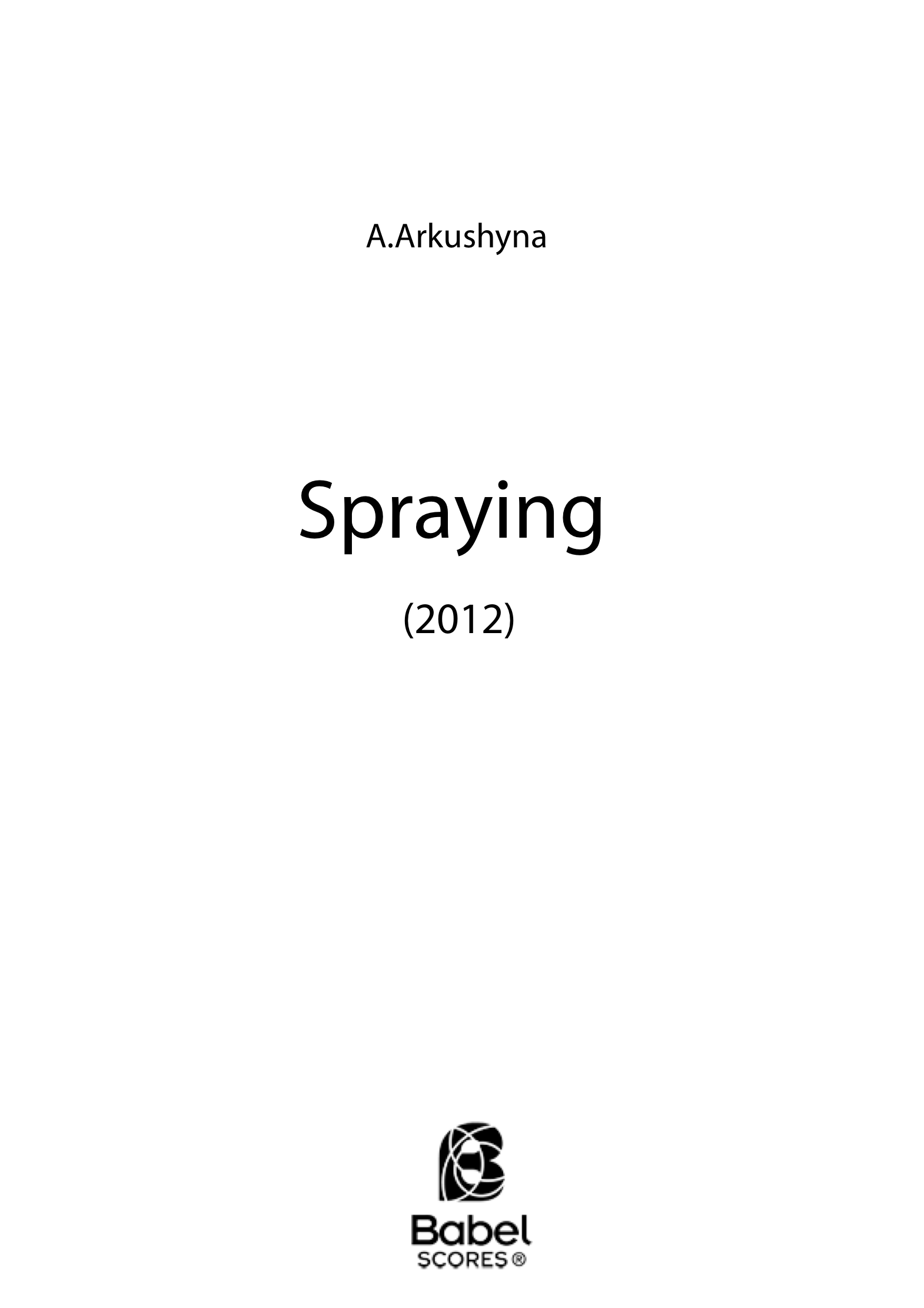 Spraying z